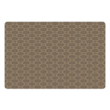 Gloomy Petal Motif Pet Mat