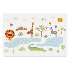 Forest Landscape Pet Mat