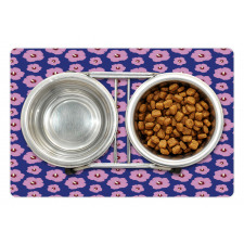 Rhythmic Vibrant Floral Pet Mat