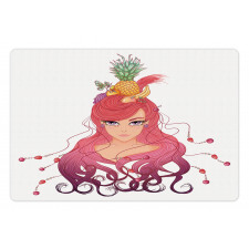 Colorful Fruity Hair Pet Mat