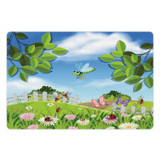 Spring Scene Pet Mat