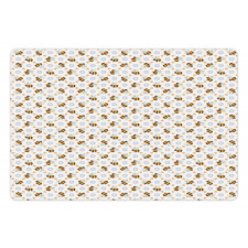 Bees Pattern Pet Mat