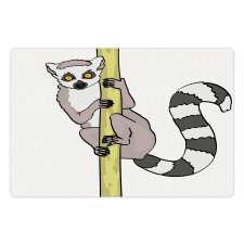 Tropical Ring Tailed Cartoon Pet Mat