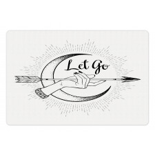 Bohemian Let Go Arrow Pet Mat