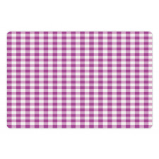 Tartan Inspired Squares Pet Mat