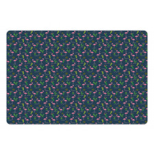 Cactus Flamingo Pattern Pet Mat