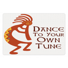 Tribal Dance Symbol Art Pet Mat