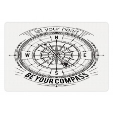 Monochrome Compass Pet Mat
