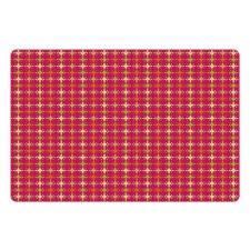 Colorful Lattice Pattern Pet Mat