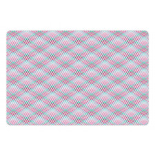 Colorful Square Checkered Pet Mat