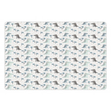 Dinosaur Rhythmic Cartoon Pet Mat