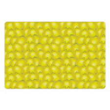 Ripe Citrus Vivid Drawing Pet Mat