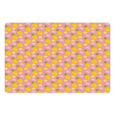 Citrus Leaves Cartoon Art Pet Mat