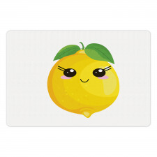 Simplistic Citrus Kawaii Pet Mat