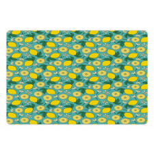 Rhythmic Citrus Blossoms Pet Mat