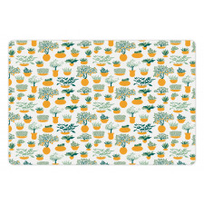 Tropical Blossom in Pots Pet Mat