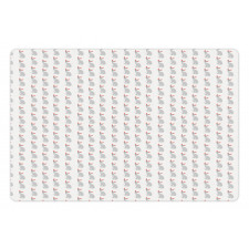 Cartoon Cats Repetition Pet Mat