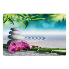 Spa Sand Orchid Flower Pet Mat