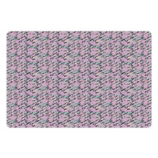 Pastel Abstract Waves Pet Mat