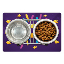 Fun Art Wow Lettering Stars Pet Mat