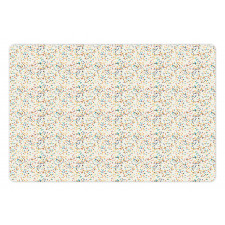 Modernistic Colorful Art Pet Mat