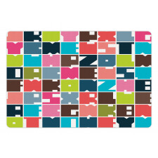 Square Shapes Pet Mat