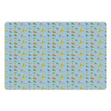 Animals with Letters Pet Mat