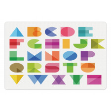 Educational Letters Art Pet Mat