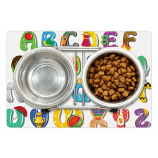 Happy Educational Letters Pet Mat