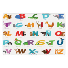 ABC Letters for Animals Pet Mat