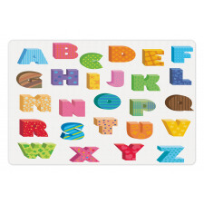 ABC Educational Letters Pet Mat