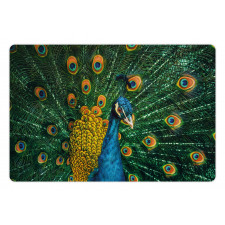 Portrait of the Peacock Pet Mat