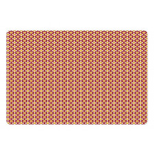 Floral Starry Motif Pet Mat