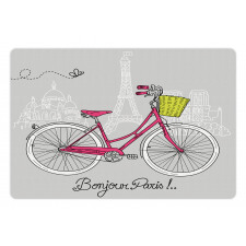 Bonjour Paris Bicycle Pet Mat