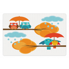 Autumn Cloud Bird Cartoon Pet Mat