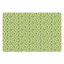 Spring Forest Scenery Pet Mat