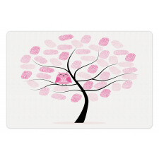 Tree with Fingerprints Pet Mat