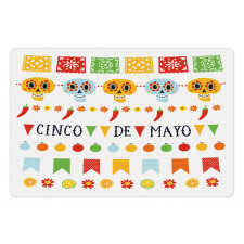 Mexico Folk Concept Pet Mat