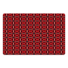 Warm Tone Floral Pet Mat