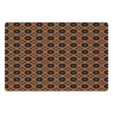 Geometric Floral Folk Pet Mat