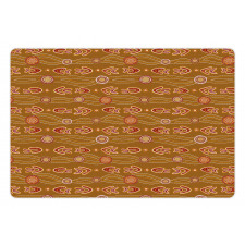 Dotted Waves Art Motifs Pet Mat