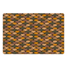 Rounds in Earth Tones Pet Mat