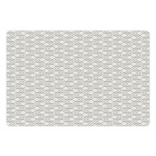 Modern Zigzags Pattern Pet Mat