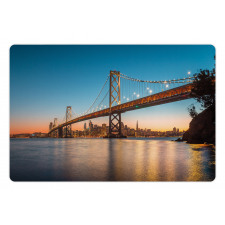 San Francisco Skyline View Pet Mat