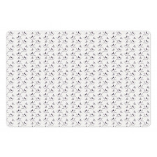 Flying Bird and Olive Branches Pet Mat