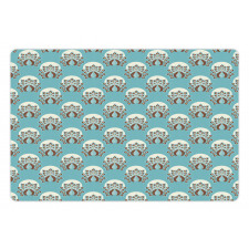 Bohemian Exotic Bird Motif Pet Mat