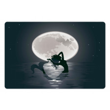 Mermaids at Night Pet Mat