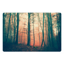 Autumn Forest Woodland Pet Mat