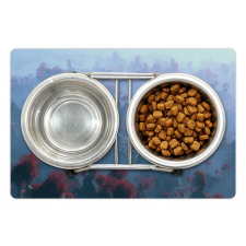 Autumn Trees in Mist Pet Mat