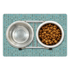 Modern Rounds Pattern Art Pet Mat